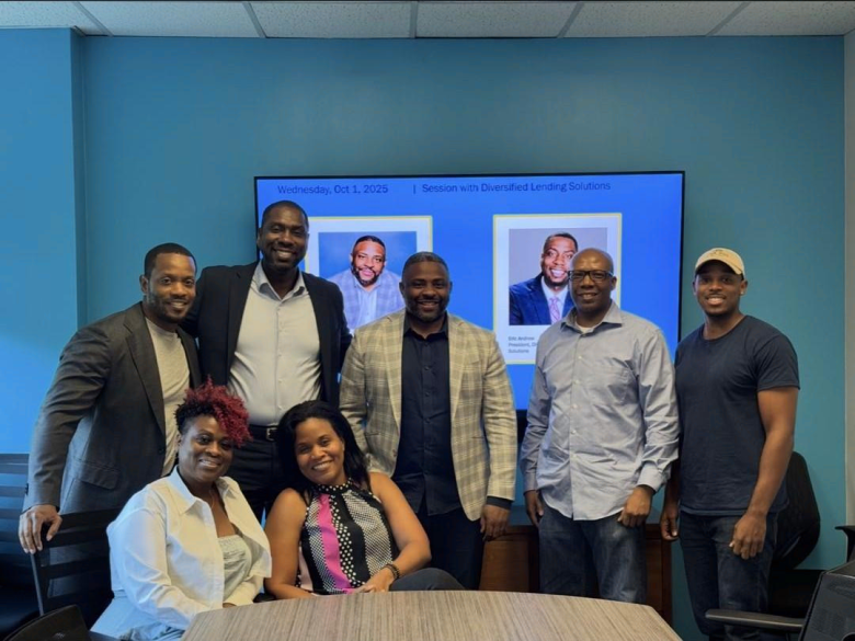 Cross Builds team group photo at a session with Diversified Lending Solutions